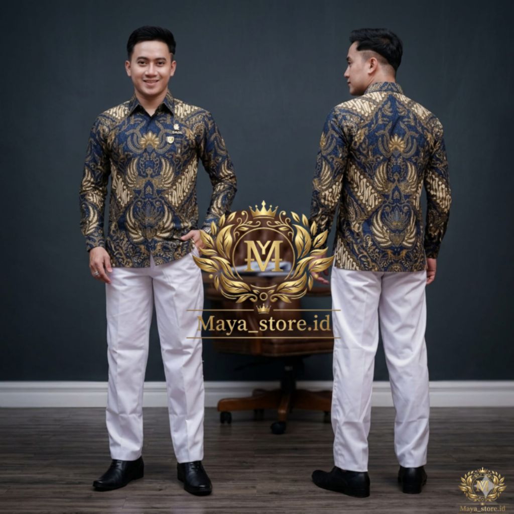 Celana formal celana bahan katun drill celana putih celana panjang pria