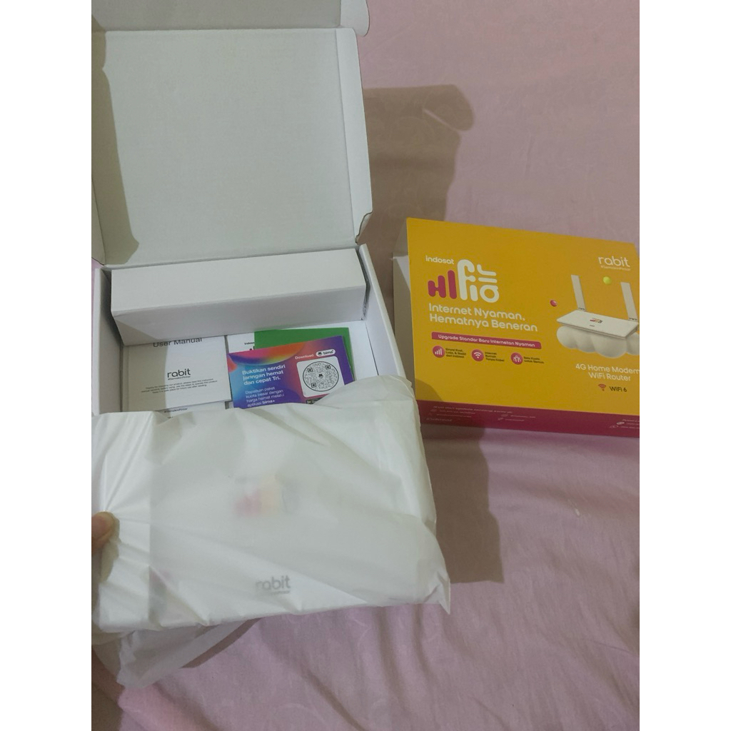 hifi indosat + kartu Tri  bonus kuota 75gb