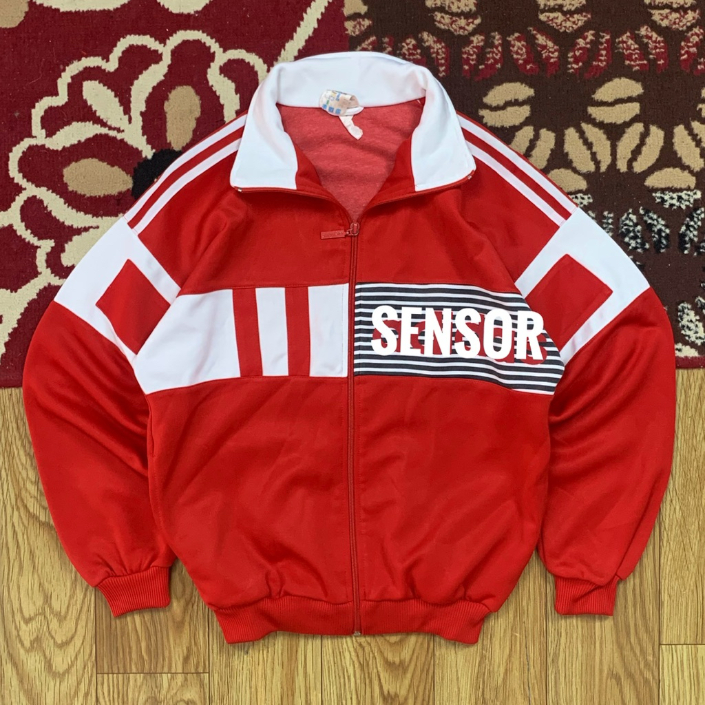 VINTAGE 90's ADINDA COLOURBLOCK TRACKTOP JACKET SIZE L | VTG ADINDA JACKET | TRACKTOP ADINDA VINTAGE