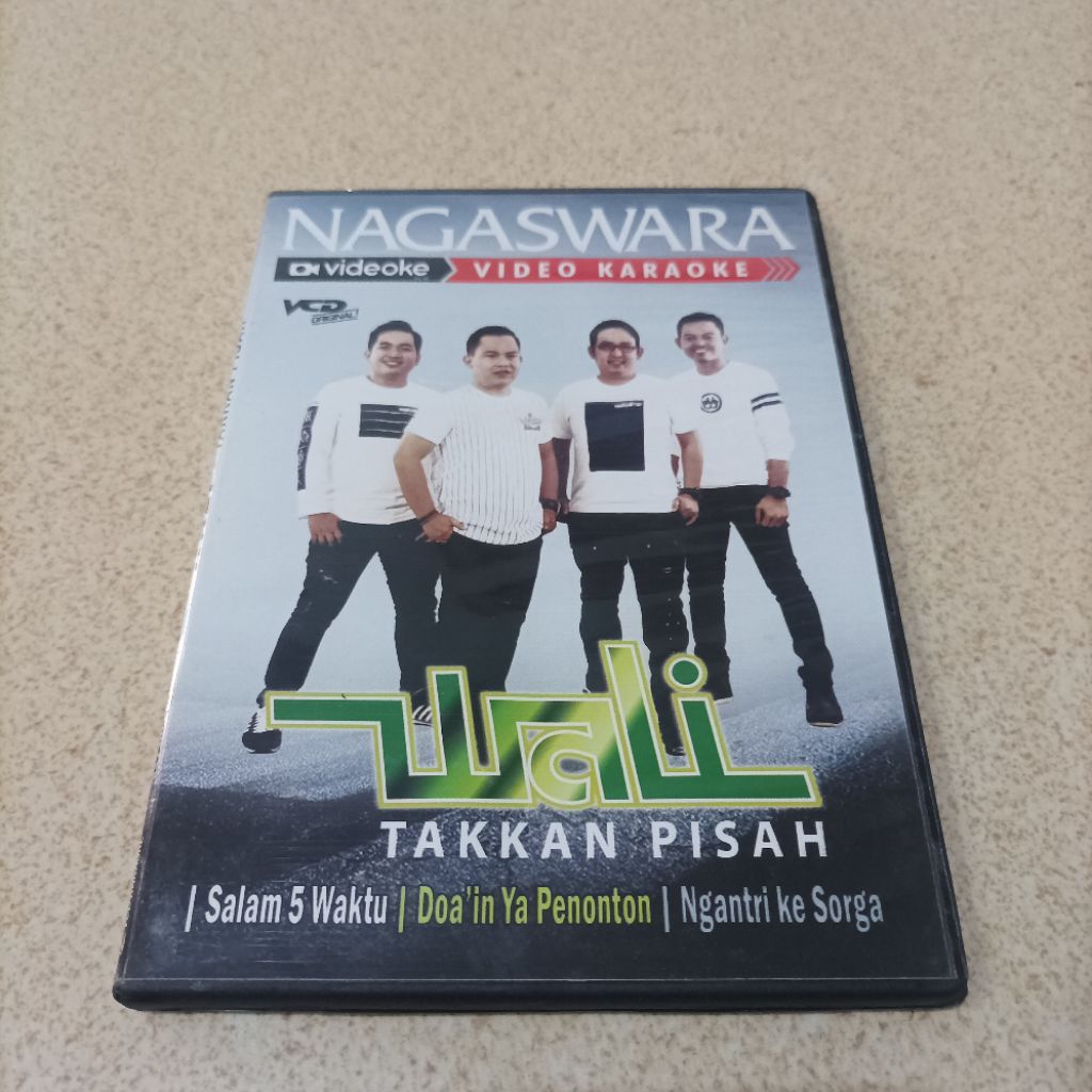 Original VCD Karaoke Musik Band Wali Album Takkan Pisah