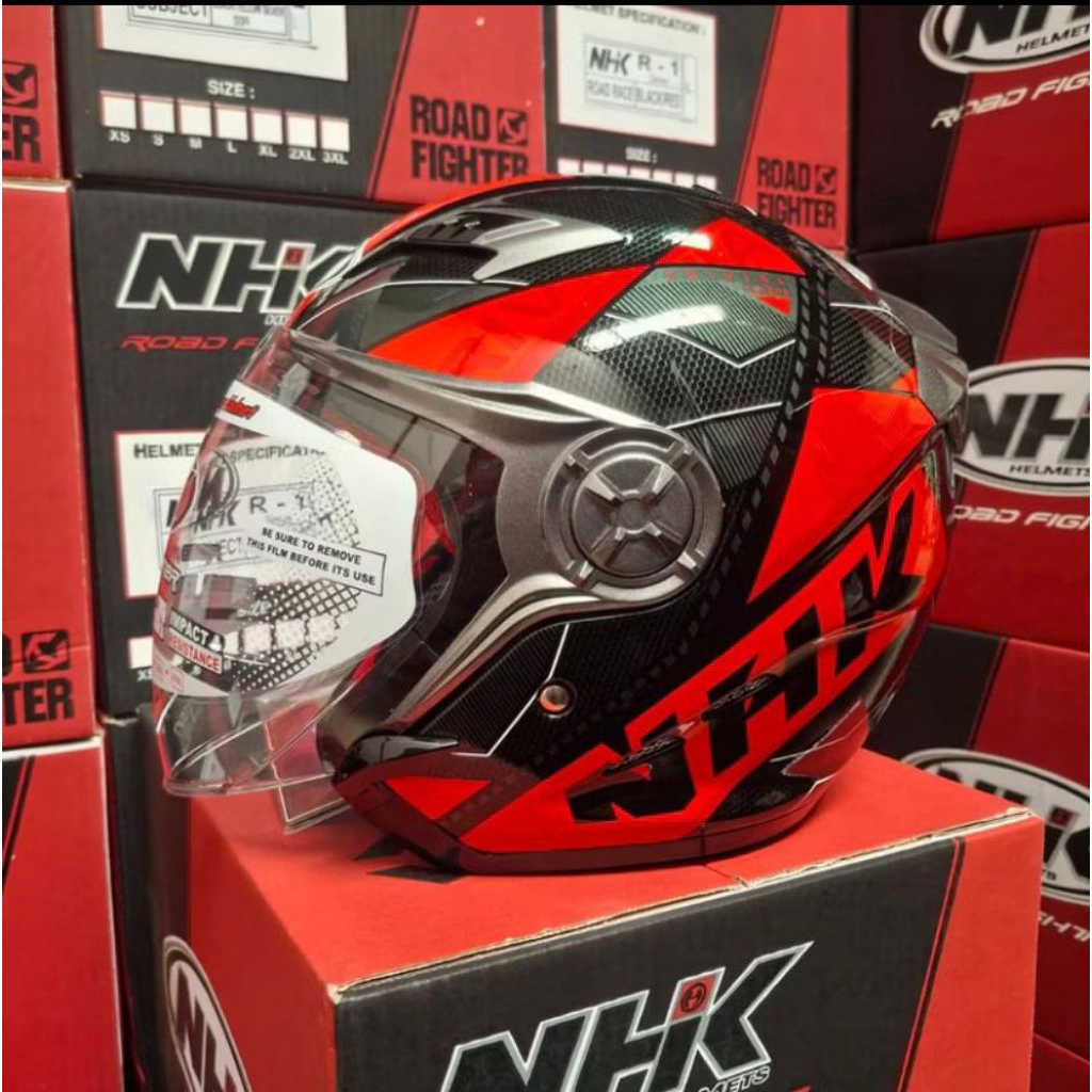 Helm NHK Gladiator TRIVIAL red glossy NHK gladiator original