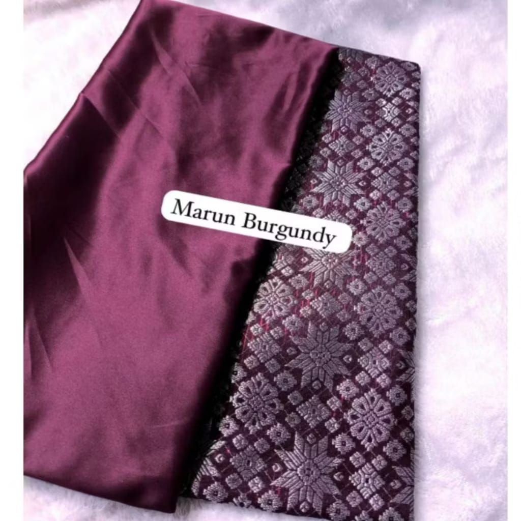 PROMO Kain Setelan Bridesmaid/ Set Paket Bridesmaid/ Set Bridesmaid Songket & Satin (puring)