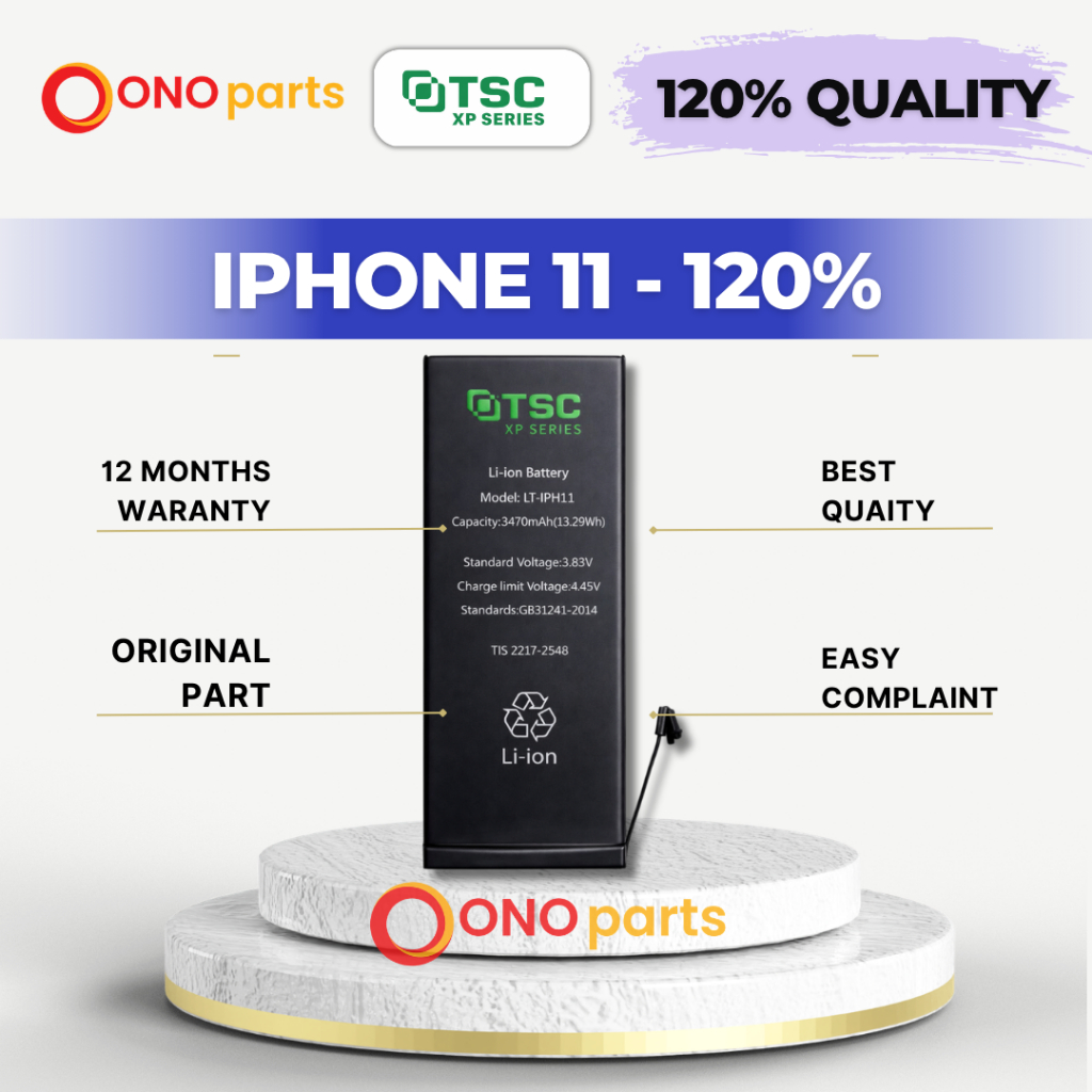 TSC BATTERY IPHONE 11 120% ORIGINAL HIGH QUALITY BATERAI IPHONE 11 REPLACEMENT
