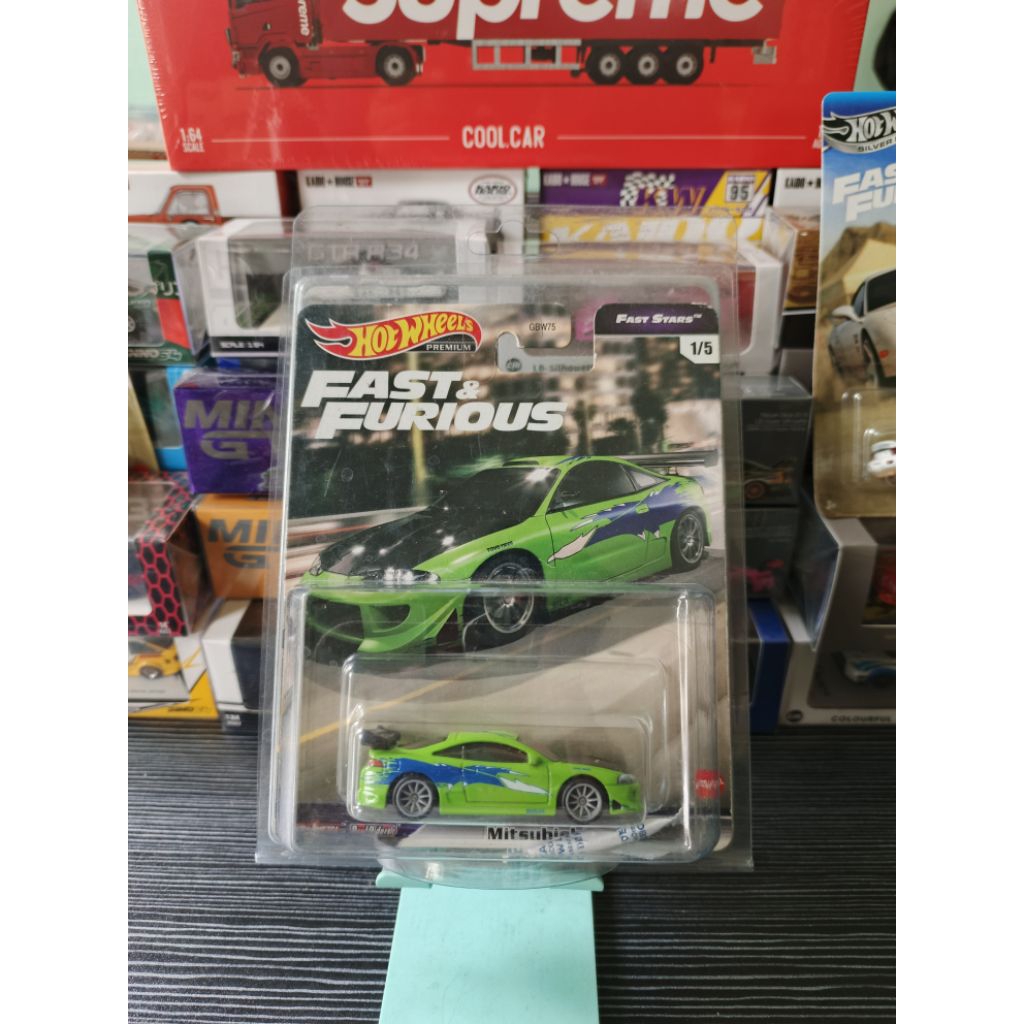HOT WHEELS PREMIUM FAST AND FURIOUS FAST STARS MITSUBISHI ECLIPSE