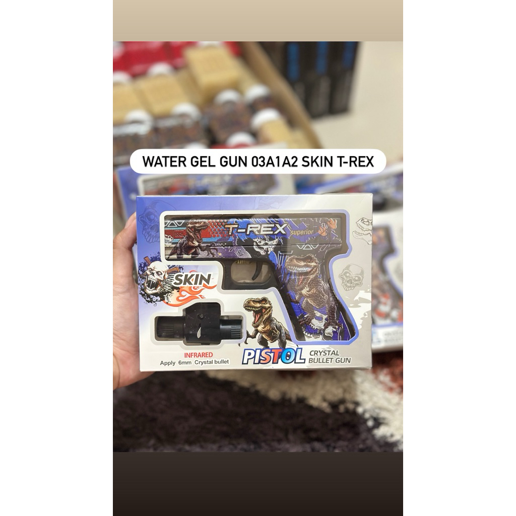 Mainan Tembak Gel Anak Elektrik Otomatis Water Gel Blaster + Peluru Gel