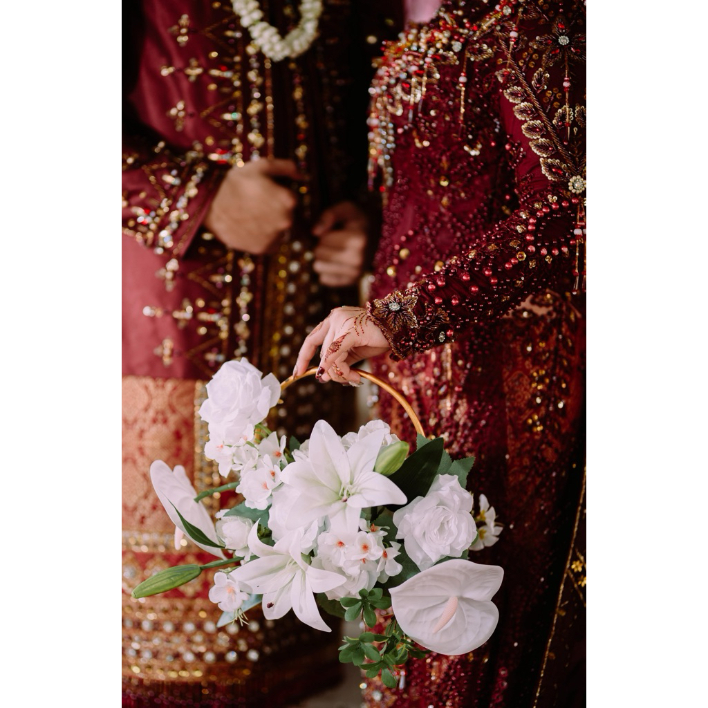 WEDDING BUKET/HAND BUKET/HIASAN BUNGA PENGANTIN/HIASAN BUNGA WEDDING