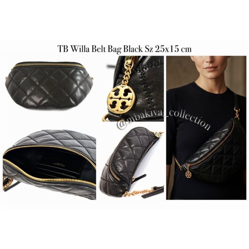 TB Willa Belt Bag Black
