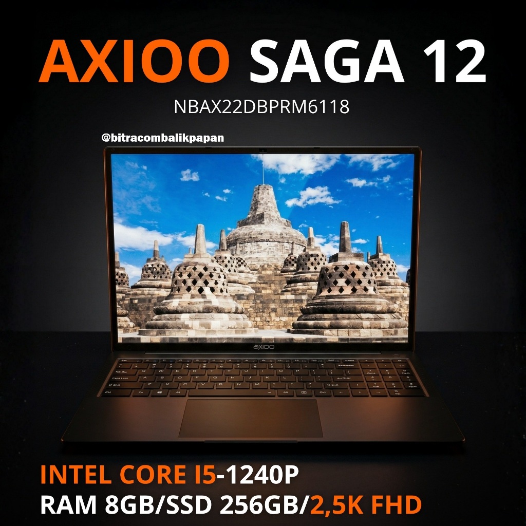Laptop Axioo Mybook Saga 12-NBAX22DBPRM6118 Intel Core i5-1240P