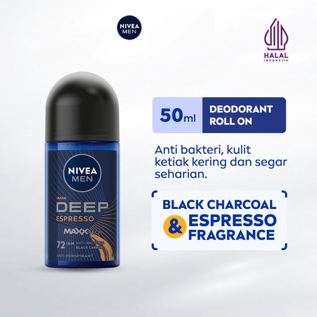 Nivea Men Deep Espresso Deodorant Roll On & Spray