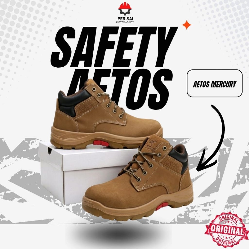 SEPATU SAFETY AETOS MERCURY ORIGINAL BERKUALITAS