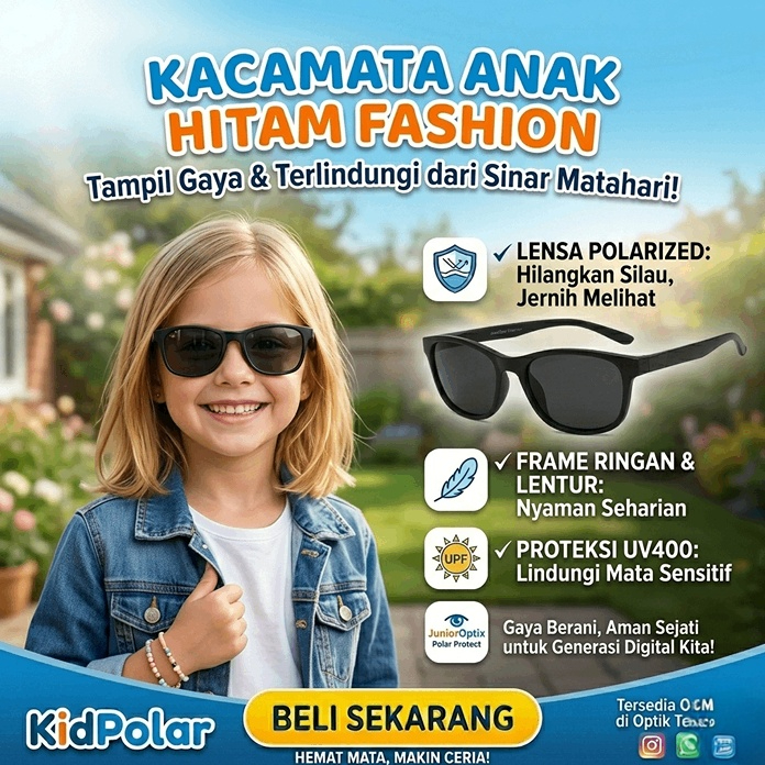 Kacamata hitam anak cowok/cewek Kacamata anak new trend kekinian
