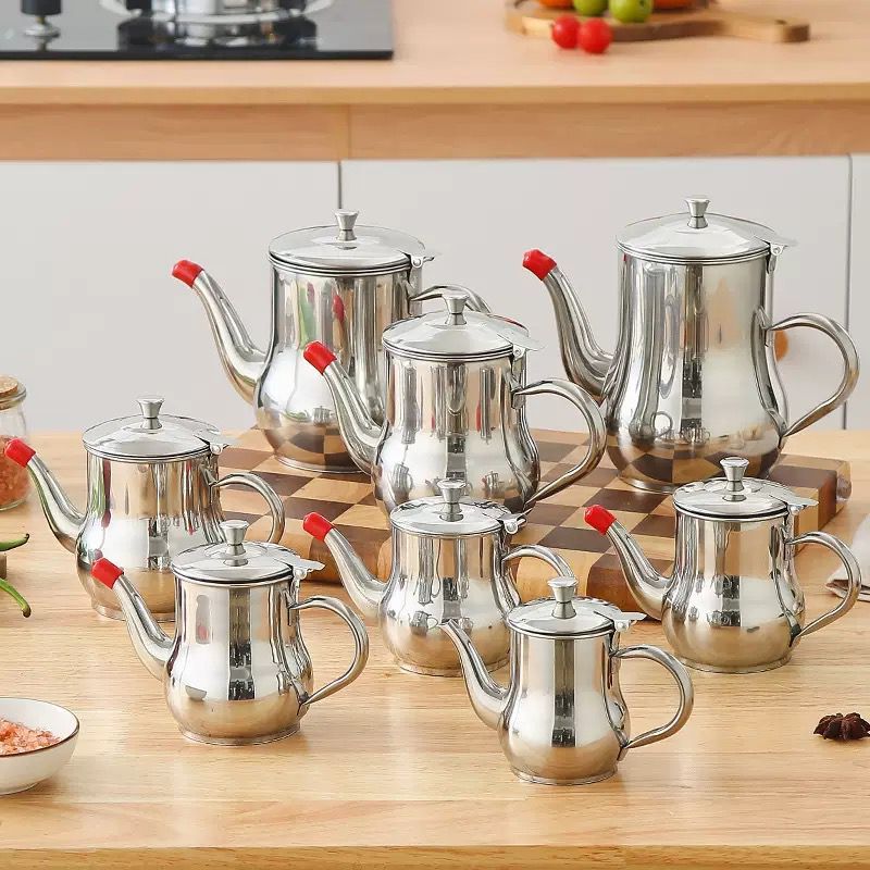 IS - TEKO SARINGAN MINYAK ANGSA / TEKO SERBAGUNA KECIL / TEKO OIL POT MINI SARINGAN 800ML