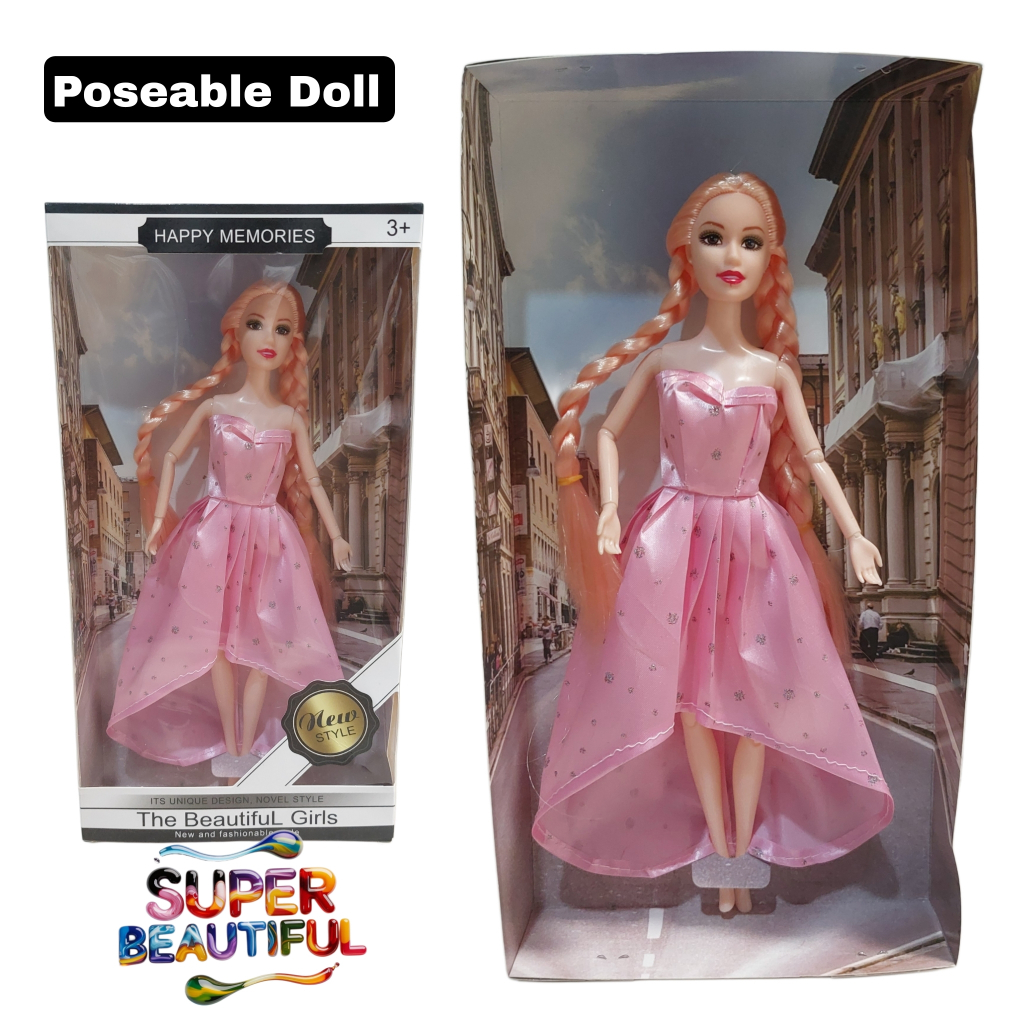 Mainan Boneka Dansa Boneka Cantik Perempuan Poseable Doll