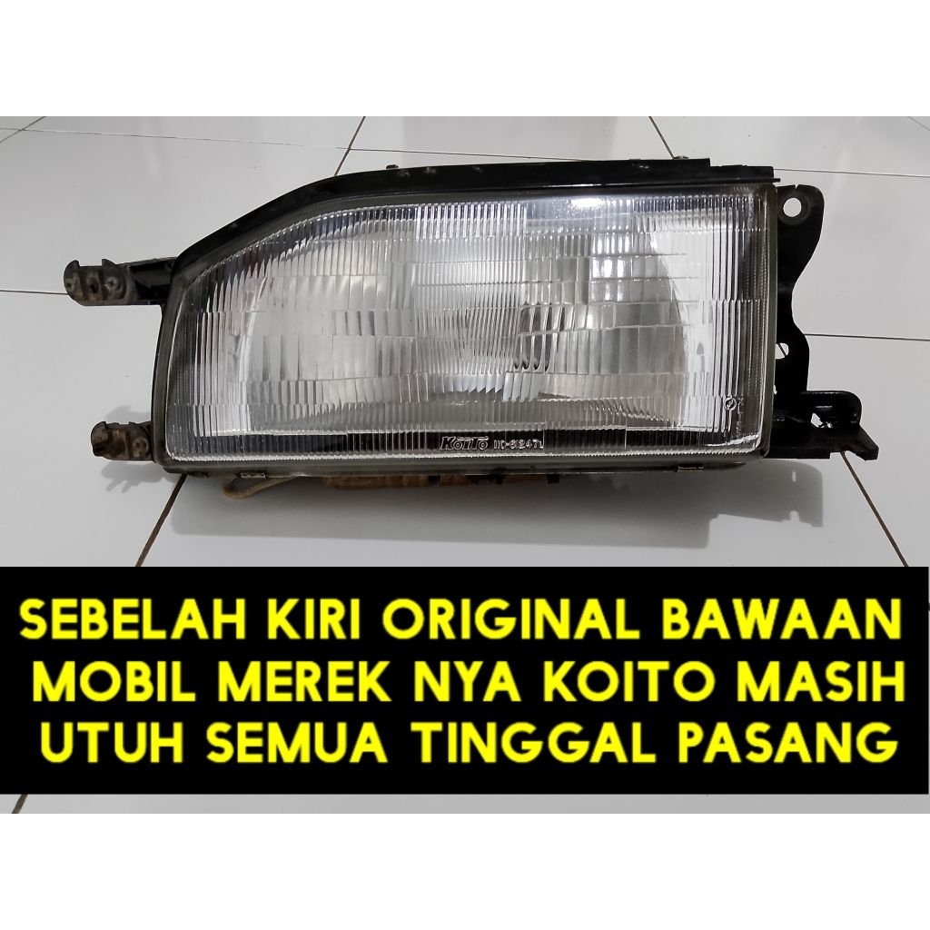 headlamp lampu depan Mazda 323 interplay 1988 1989