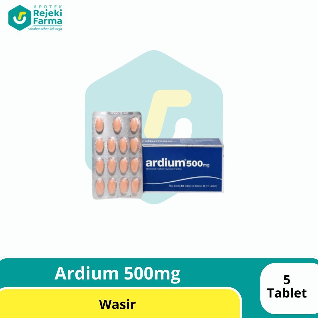Obat Wasir Ardium 500 mg, Meringankan Varises dan Wasir