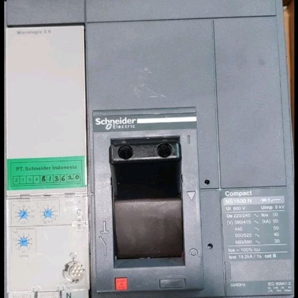 Compact mccb NS1250N 3PAS 1250A..SCHNEIDER
