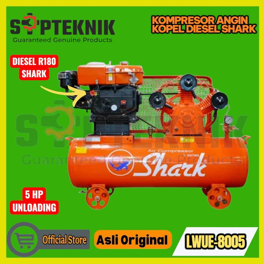 KOMPRESOR ANGIN 5HP UNLOADING SHARK