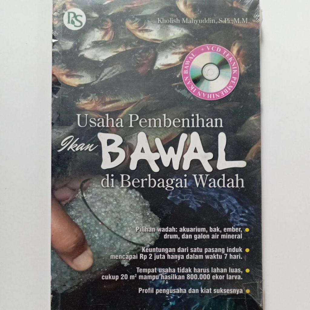 Buku Bisnis Perikanan " Usaha Pembenihan ikan BAWAL di Berbagai Wadah "