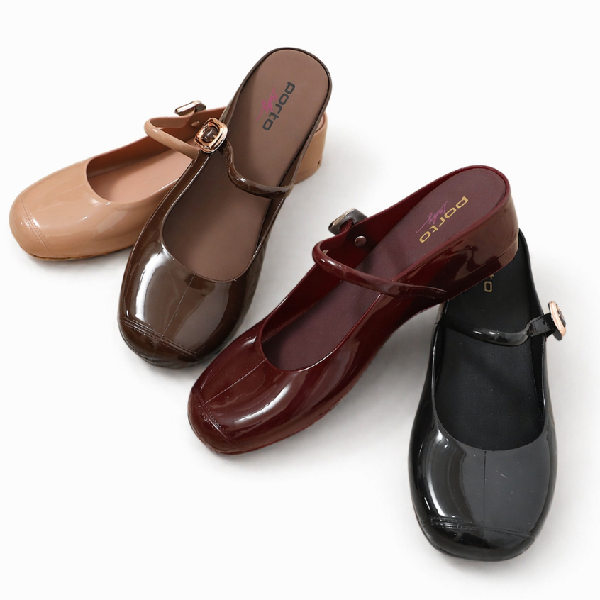 Sandal Porto Jennie | Sandal Wanita Model Simpel Elegan | Nyaman untuk Silaturahmi & Aktivitas Haria