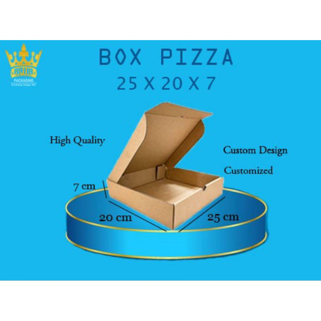 Box Pizza / Kardus Pizza 25x20x7