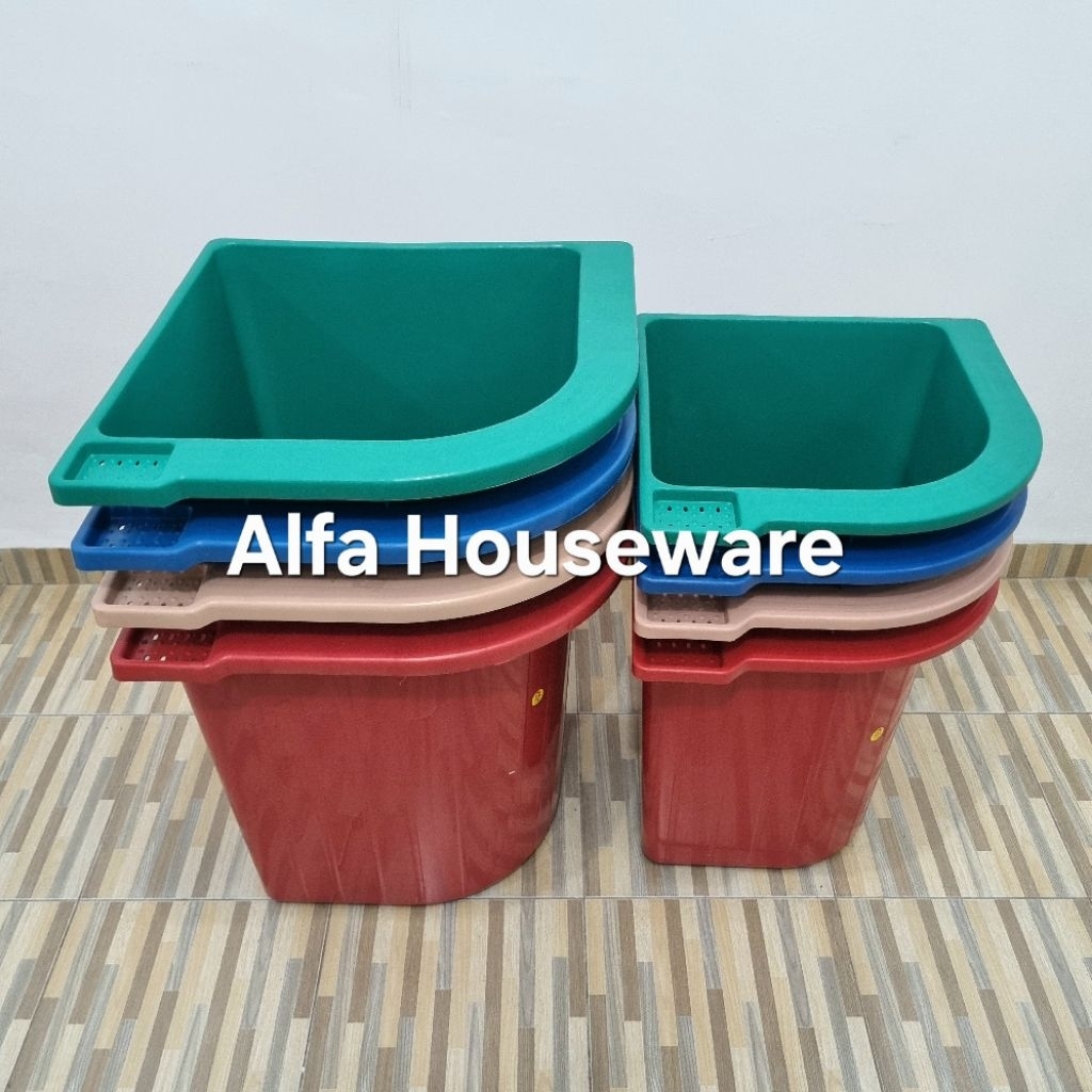 Bak Air Bak Mandi Plastik Sudut Besar Kecil GM