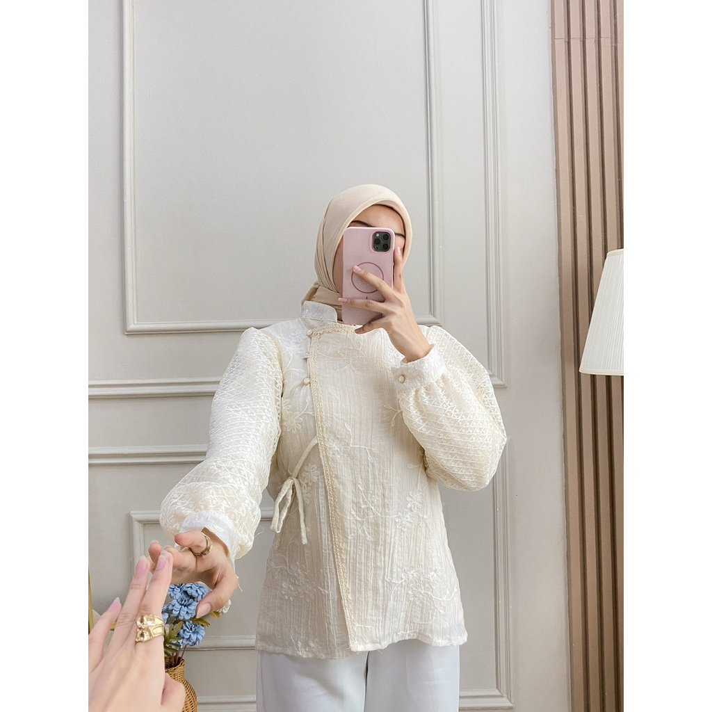 Hijabbi_hijab SAYANA blouse baju wanita atasan wanita casual