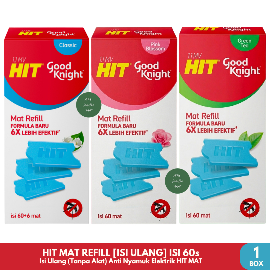 PROMO!! HIT MAT Isi Ulang Anti Nyamuk 60s - ISI ULANG ANTI NYAMUK ELEKTRIK HIT MAT