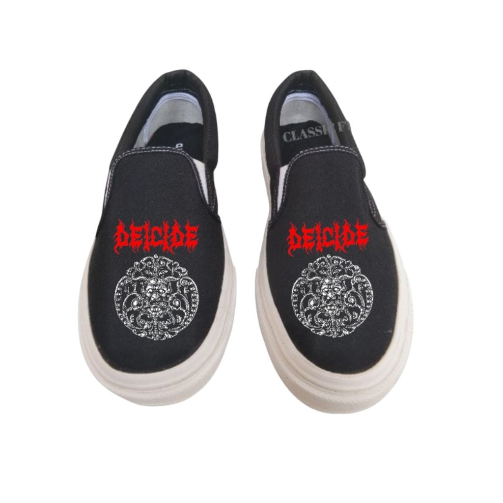 SEPATU SLIP ON DEICIDE PREMIUM QUALITY/NOBRAND