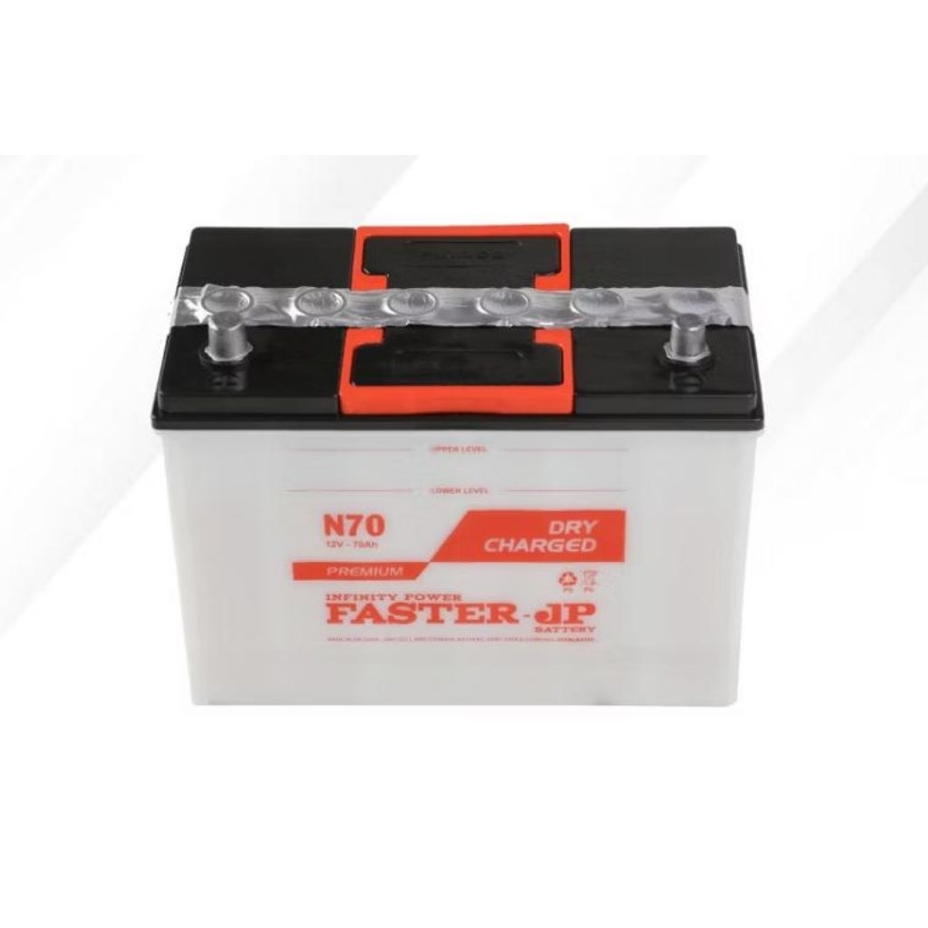 Aki mobil merk FASTER JP PREMIUM N70 untuk mobil L300/pick up