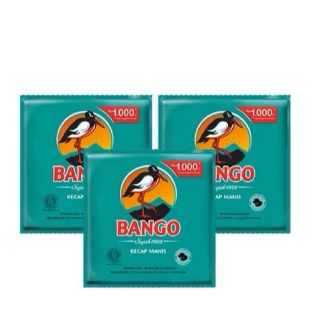 (7pcs) Kecap Manis Bango Sachet 25 Gram - Kecap Bango 1000