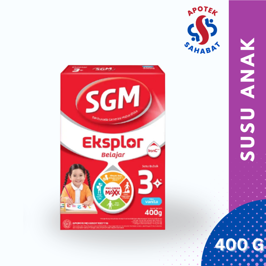 Sgm Eksplor 3+ Susu 400gr Vanila