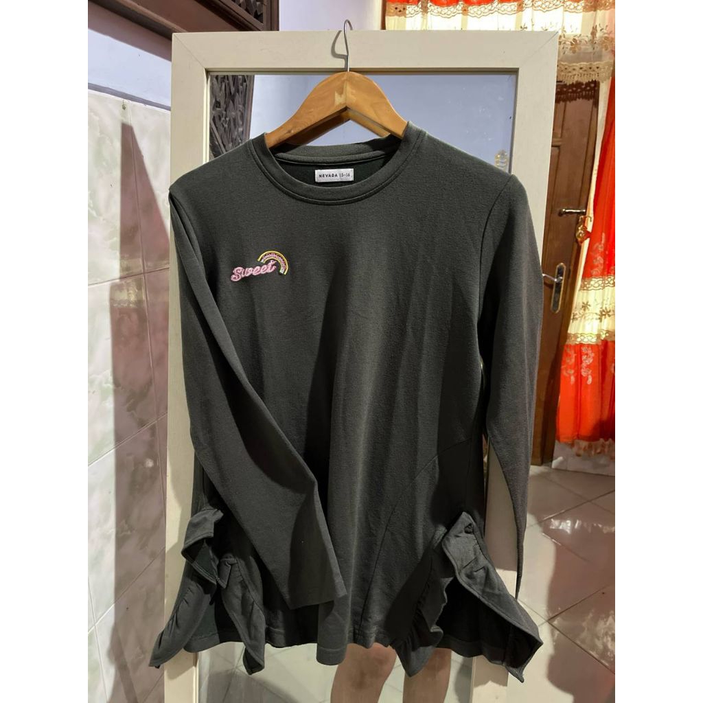 Tunik Nevada warna Army Anak Remaja & Dewasa bisa pakai | Preloved Bekas Pribadi Second