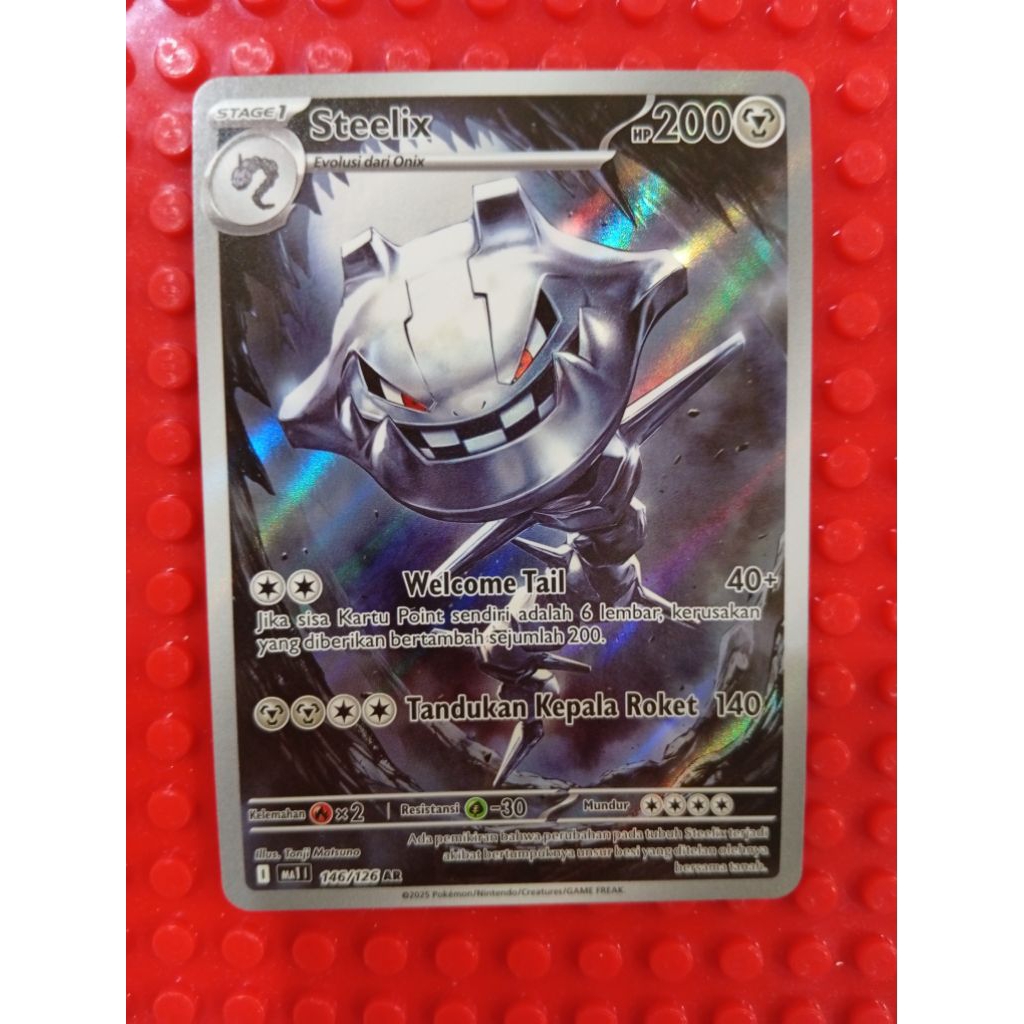 Steelix AR MA1 Kartu Pokemon TCG