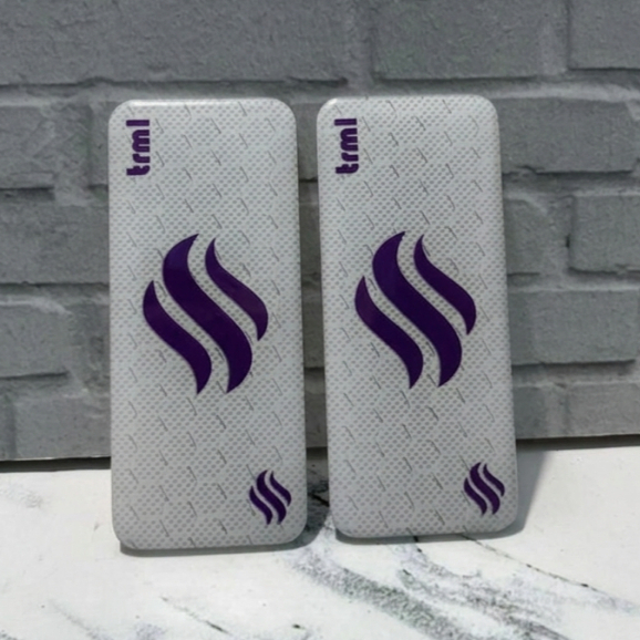 (Po) Acrylic Backdoor For T88 / T99 Motif Crbn Pattern White Logo Warna Ungu Uv Print