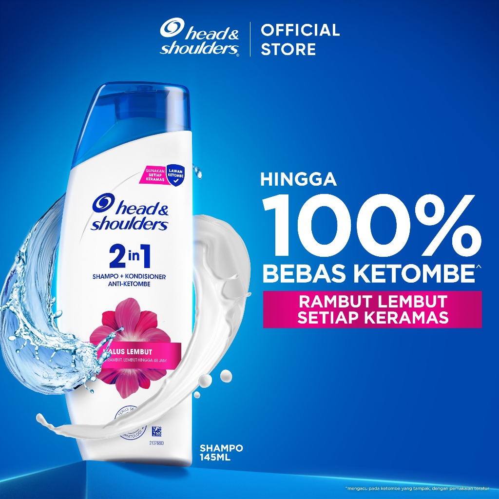 Head & Shoulders Shampoo 2-in-1 Varian Smooth and Silky 145ml