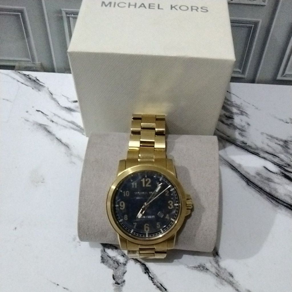 jam tangan pria authen MK tanpa tag