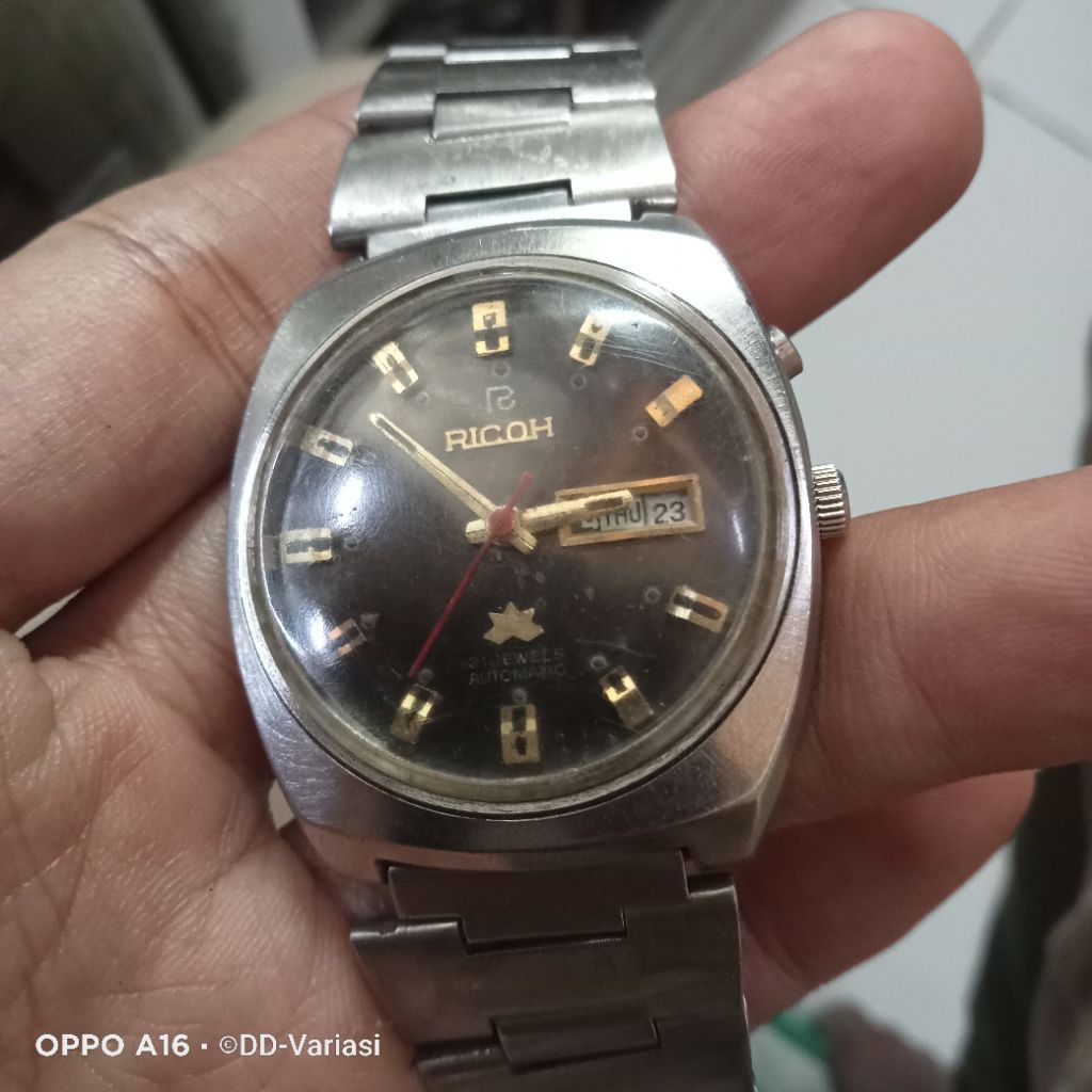 jam tangan vintage Ricoh automatic