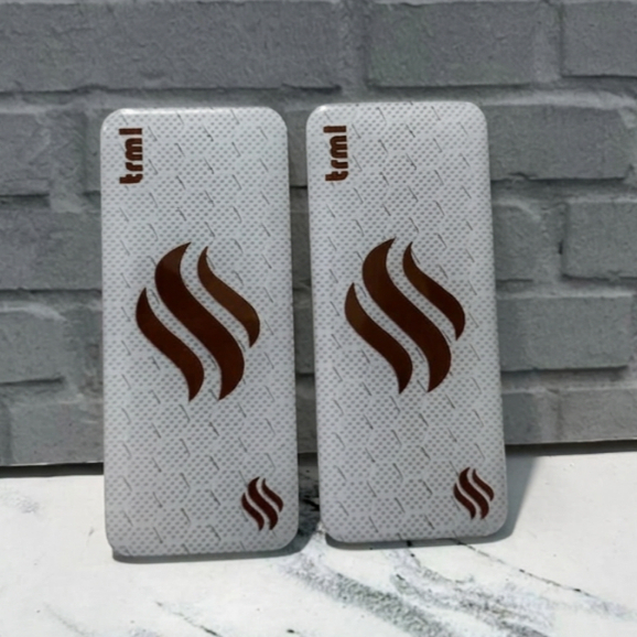 (Po) Acrylic Backdoor For T88 / T99 Motif Crbn Pattern Putih Logo Warna Cokelat Uv Printing