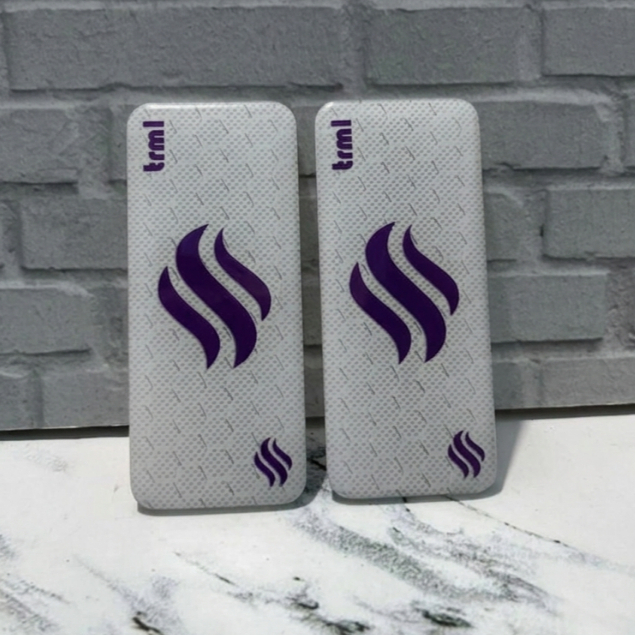 (Po) Acrylic Backdoor For T88 / T99 Motif Crbn Pattern Putih Logo Warna Ungu Uv Printing