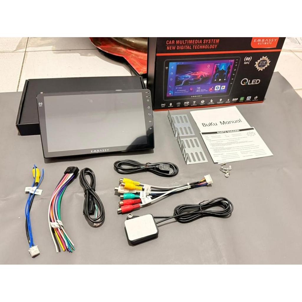 Head Unit Android Embassy Ultimate Virgo 9 inch 2/64 Mobil Universal