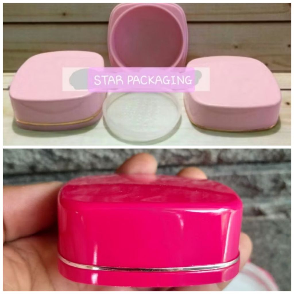 Pot Bedak Tabur 20Gr Pink Pot Bedak Tabur 20 Gr Pink Kotak Import