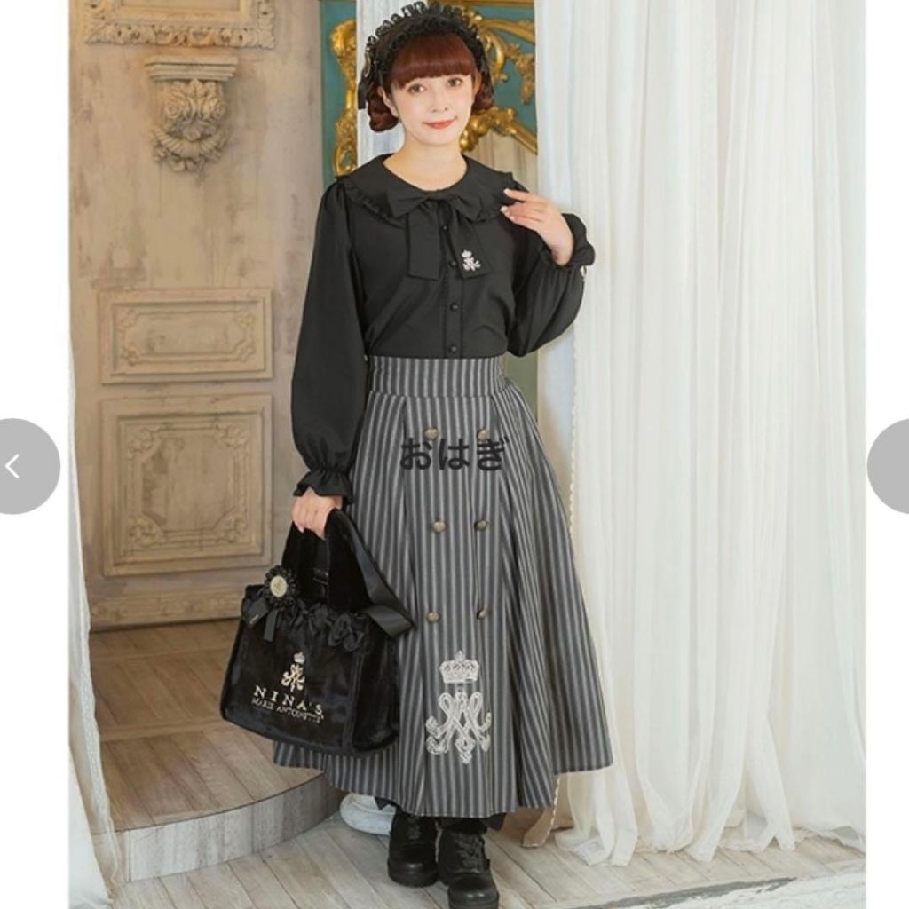 Rok highwaist classic lolita New|Nina's marie antoinette collab misako aoki| Handpicked from Japan