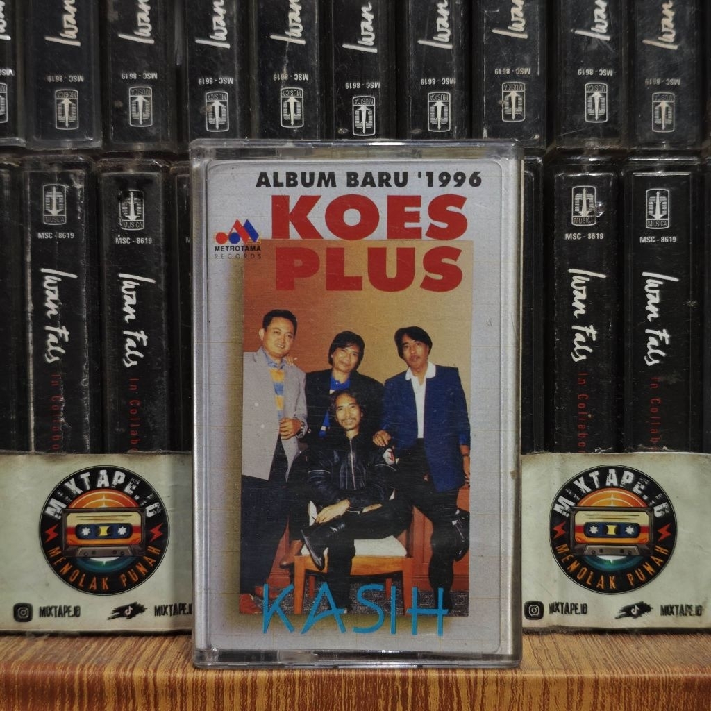 Kaset - Koes Plus - Kasih - Radio Tape - Kaset Pita - Radio - Pemutar Kaset - Retro - Classic - Cass