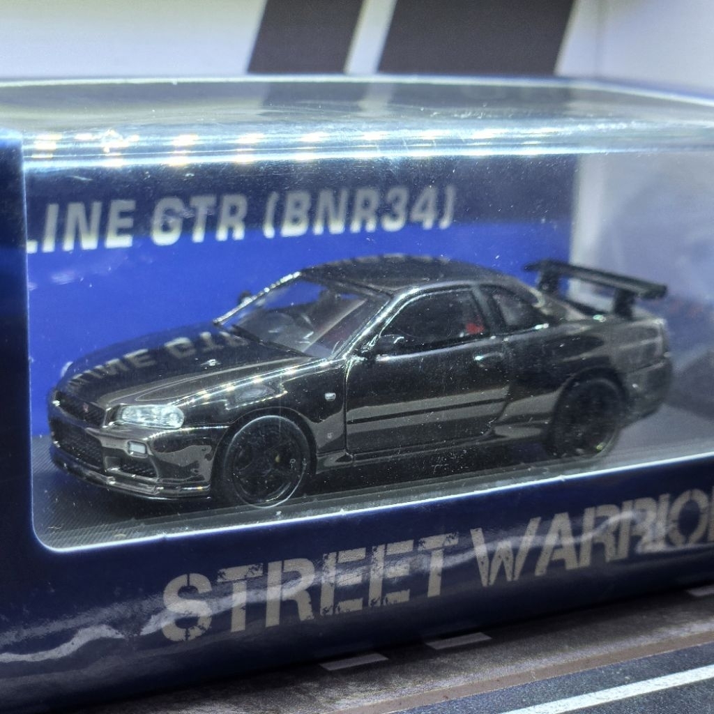 Street Warrior Nissan Skyline GTR BN R34 Black Chrome