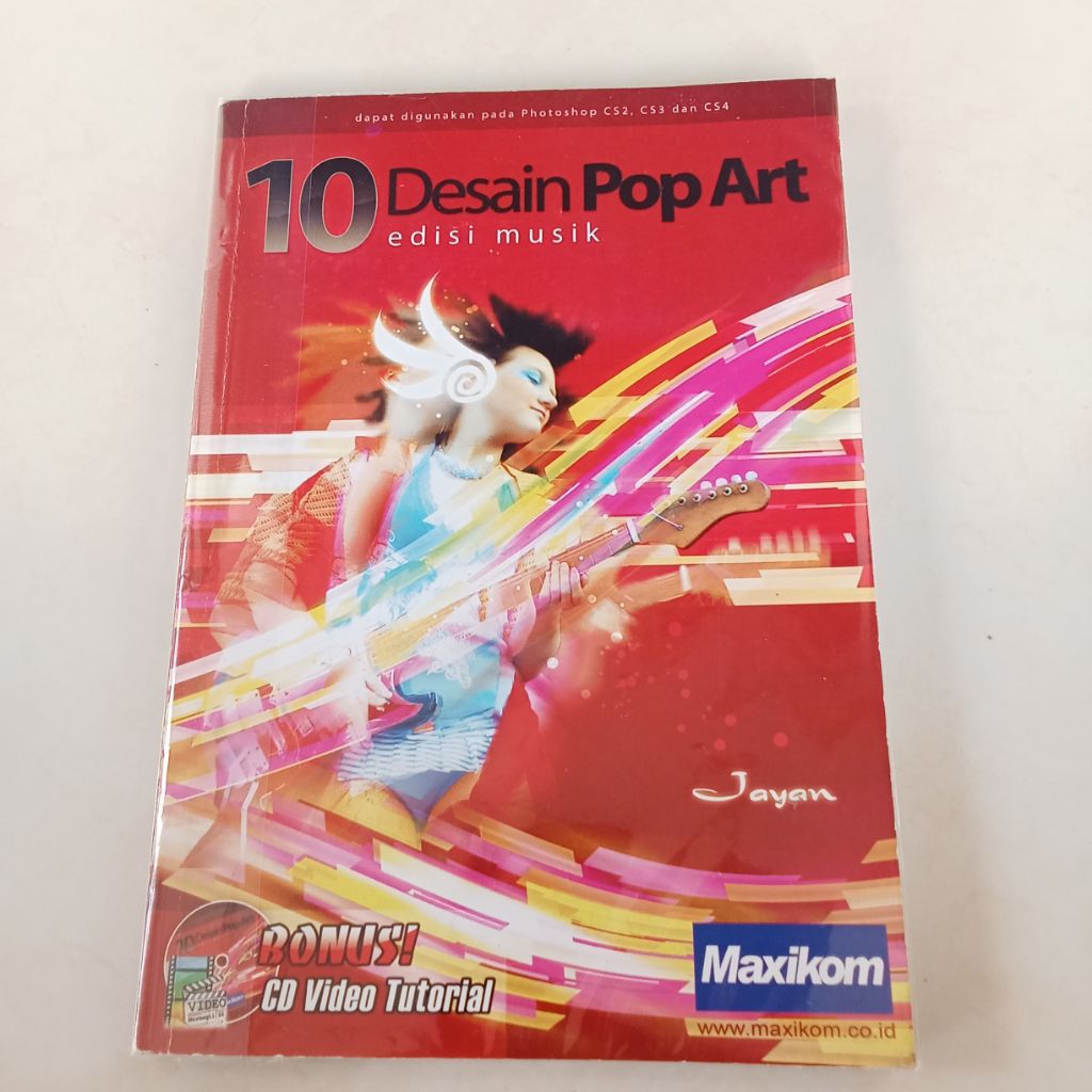 BUKU BEKAS ORI 100% - 10 DESAIN POP ART EDISI MUSIK