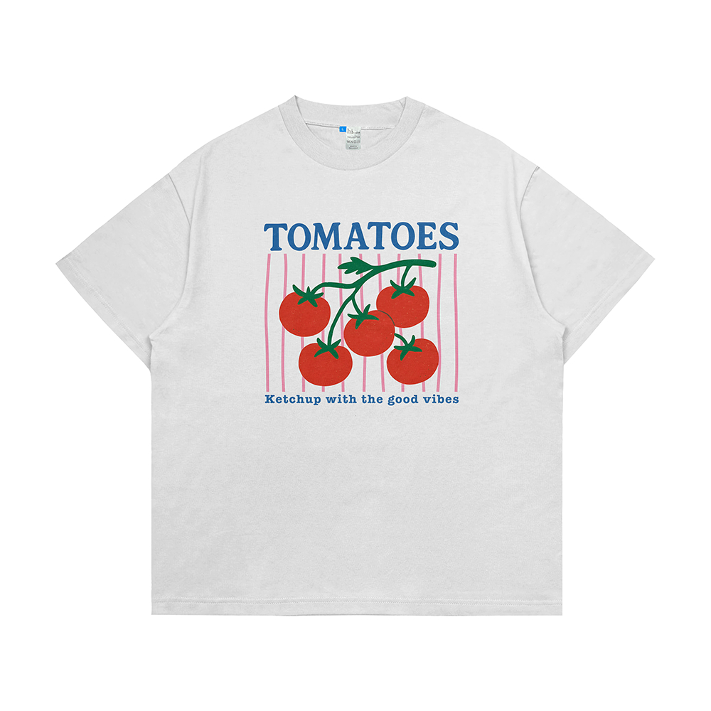 Hi VABA Oversized & Standard tomatoes Tshirt  | Kaos Streetwear Unisex Tee