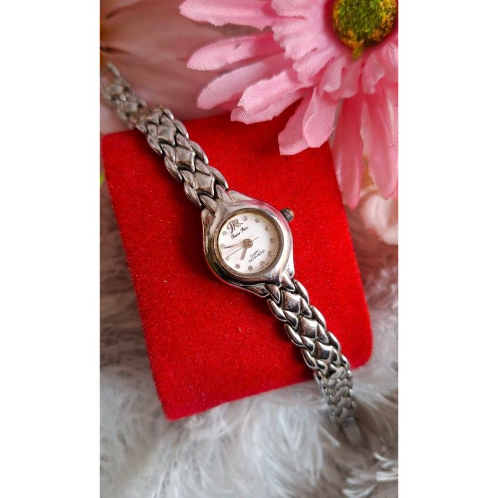 Jam Tangan Wanita Retro Reene Ricci 18K Gold Electroplated