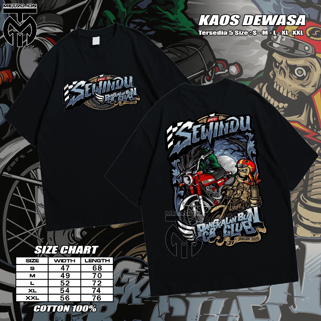 KAOS SEWINDU PANGKALAN BUN CB CLUB KALIMANTAN TENGAH