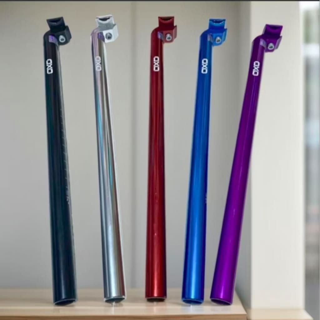 Seatpost sepeda BMX insert 25,4mm dan 27,2mm Seatpost OXO alloy panjang 50 dan 40cm