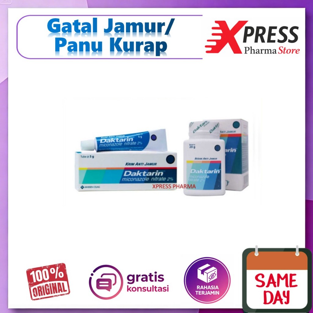 - ApObat - Daktarin Krim Anti Jamur / Daktarin Bedak Anti Jamur Dactarin Daktarrin Salep Gatal Cream